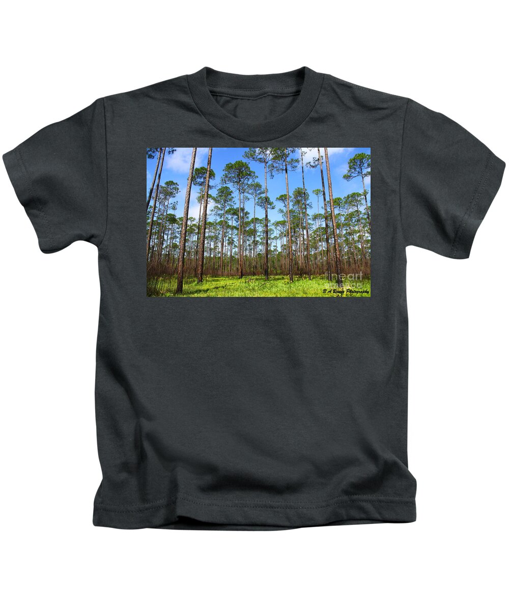 Appalachicola National Forest Kids T-Shirt featuring the photograph Appalachicola National Forest by Barbara Bowen