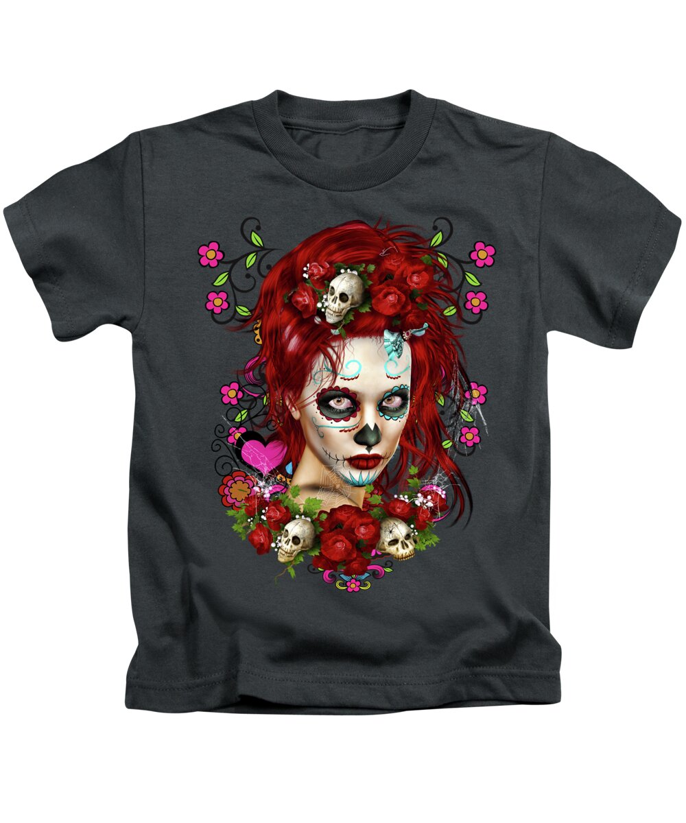 Sugar Doll Red Kids T-Shirt for Sale by Shanina Conway
