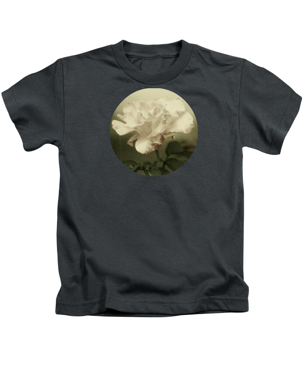 Rose Kids T-Shirt featuring the photograph Faded Rose by Mary Wolf