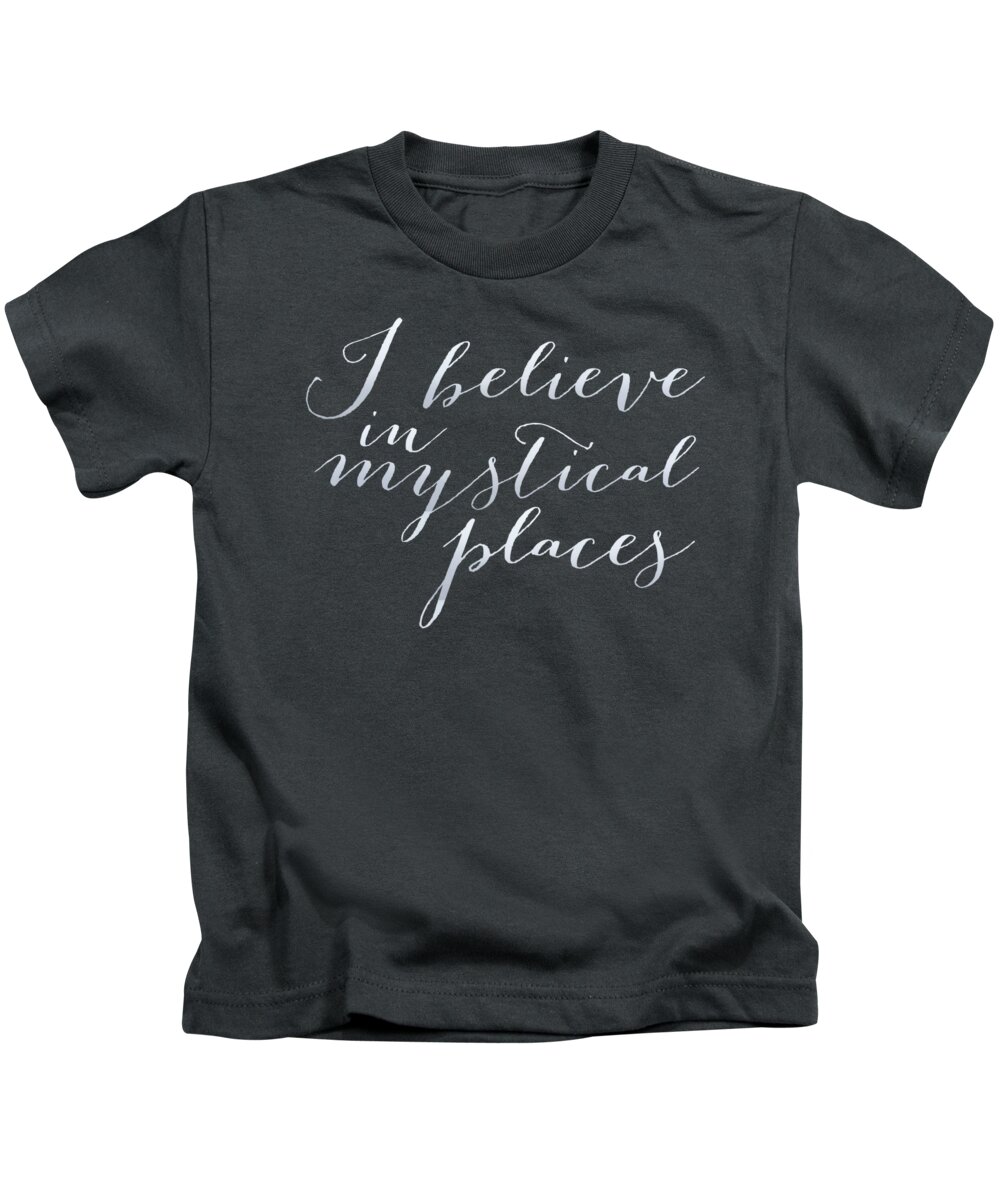  Kids T-Shirt featuring the photograph Mystical Island - Shores of the Black Lake by Matthew Wolf