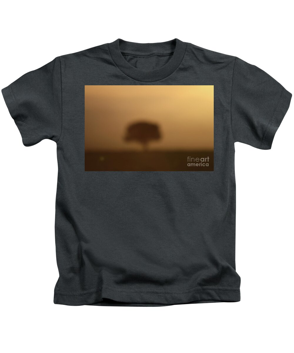 Atomic Kids T-Shirt featuring the photograph Atomic mushroom in the distance by Vladi Alon