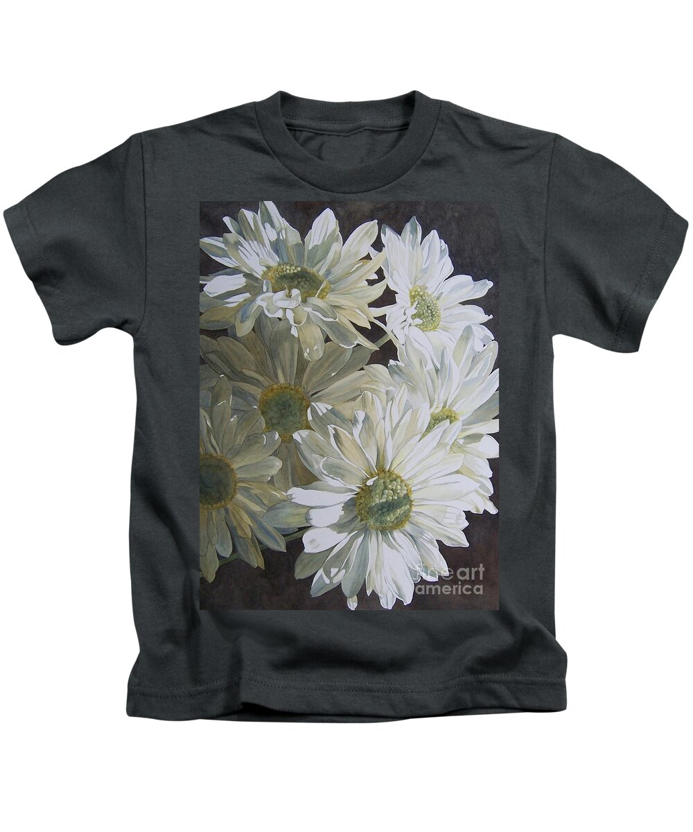 Flower Kids T-Shirt featuring the painting August Presents by Jan Lawnikanis