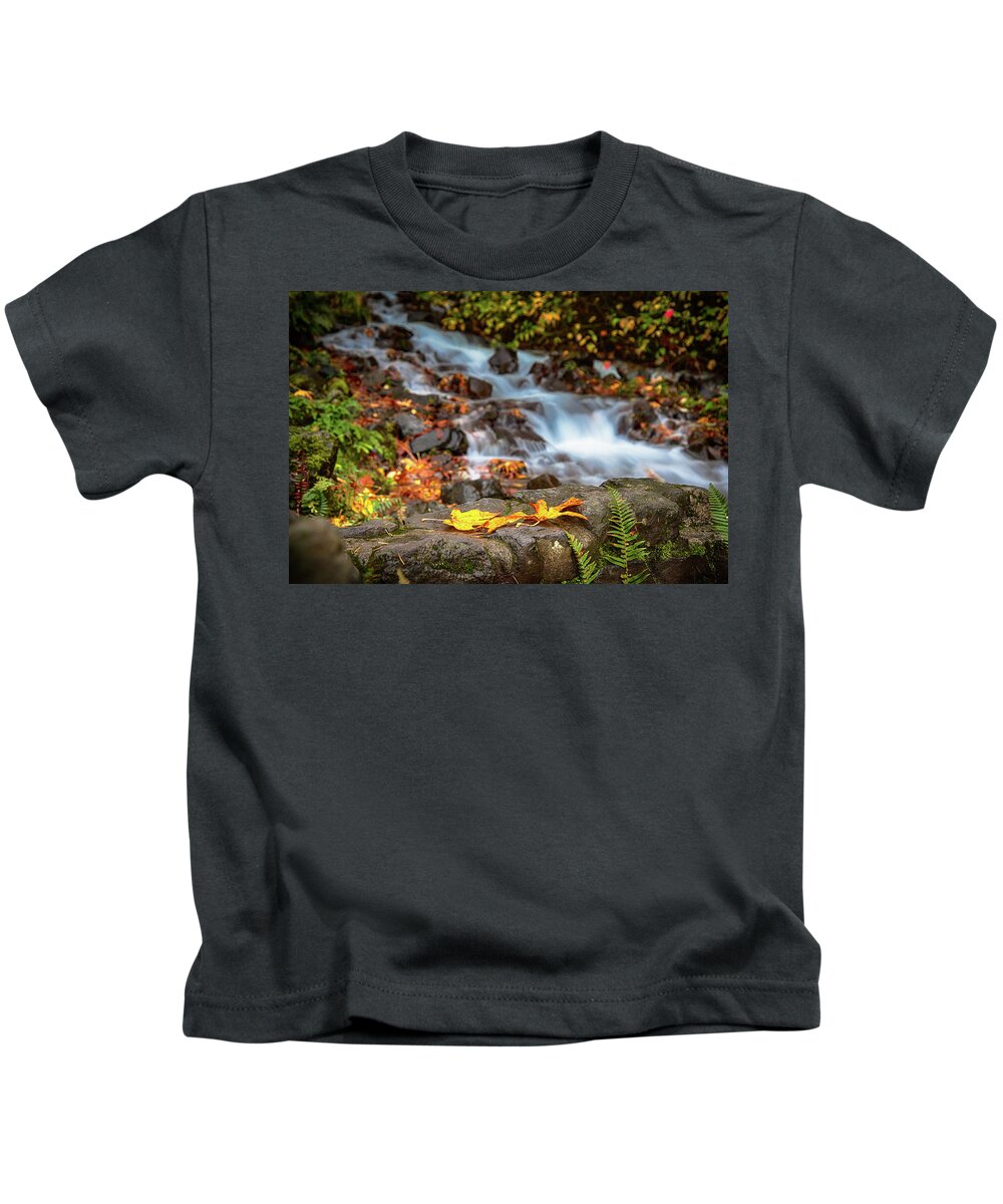 Portland Kids T-Shirt featuring the photograph Autumn Days by Raf Winterpacht