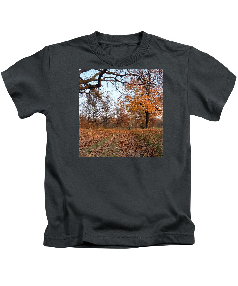 Autumn Kids T-Shirt featuring the photograph Autumn by Lukasz Ryszka