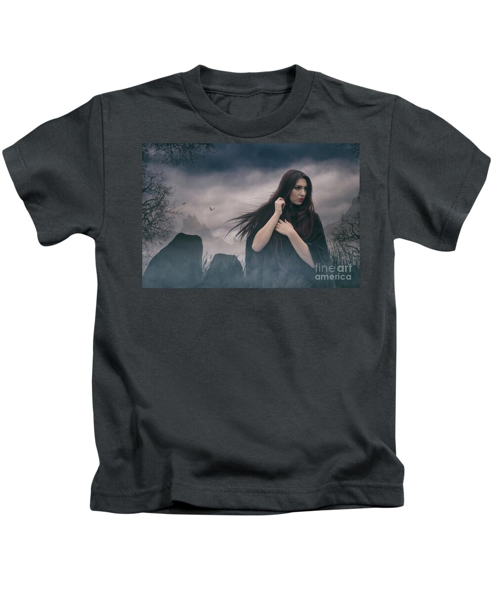 Woman Kids T-Shirt featuring the photograph Avalon by Clayton Bastiani