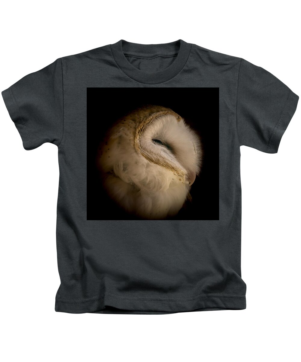 Barn Owl Kids T-Shirt featuring the photograph Barn Owl 6 by Ernest Echols