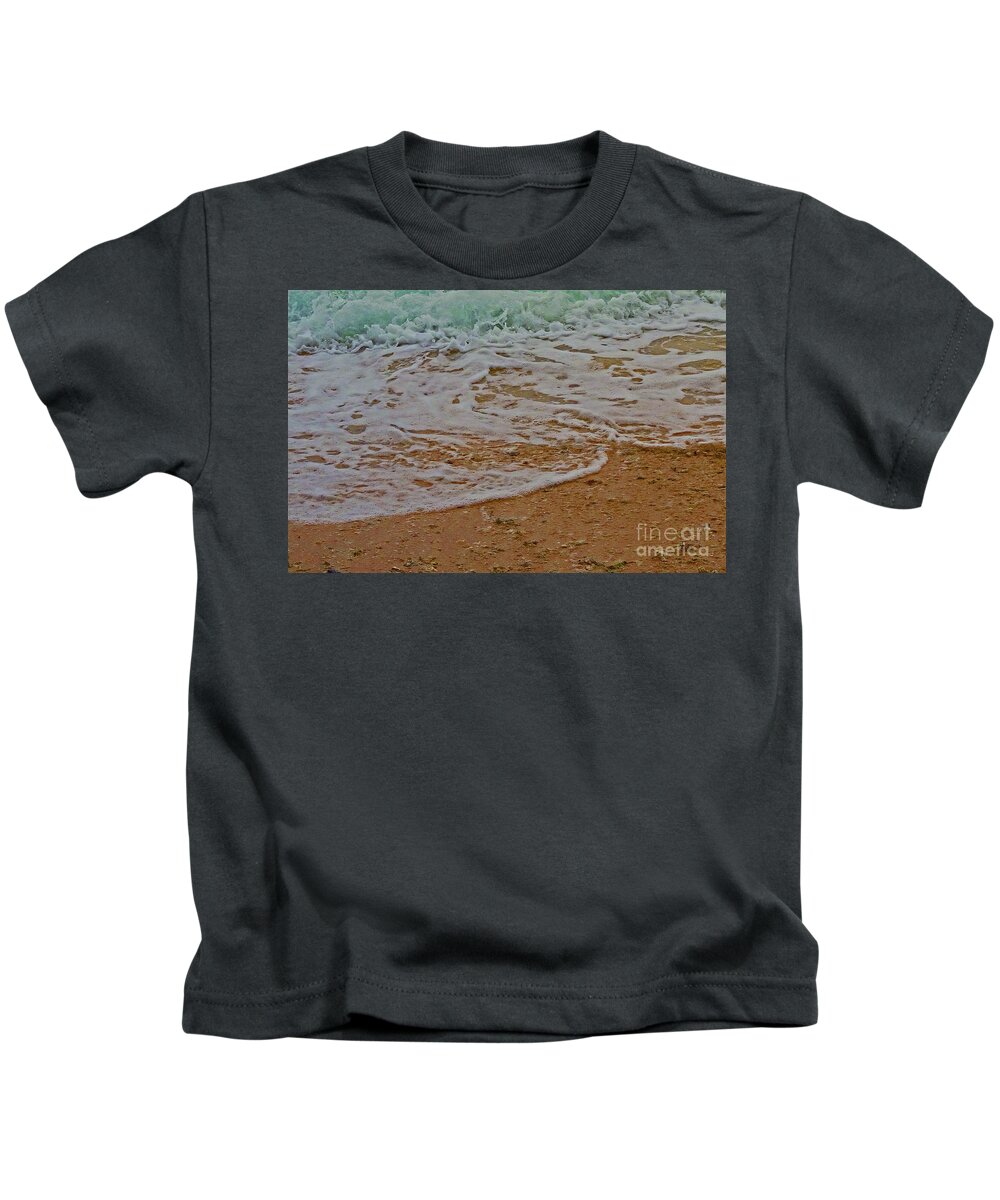 Ocean Kids T-Shirt featuring the photograph Base G Beach Jayapura by Eunice Warfel