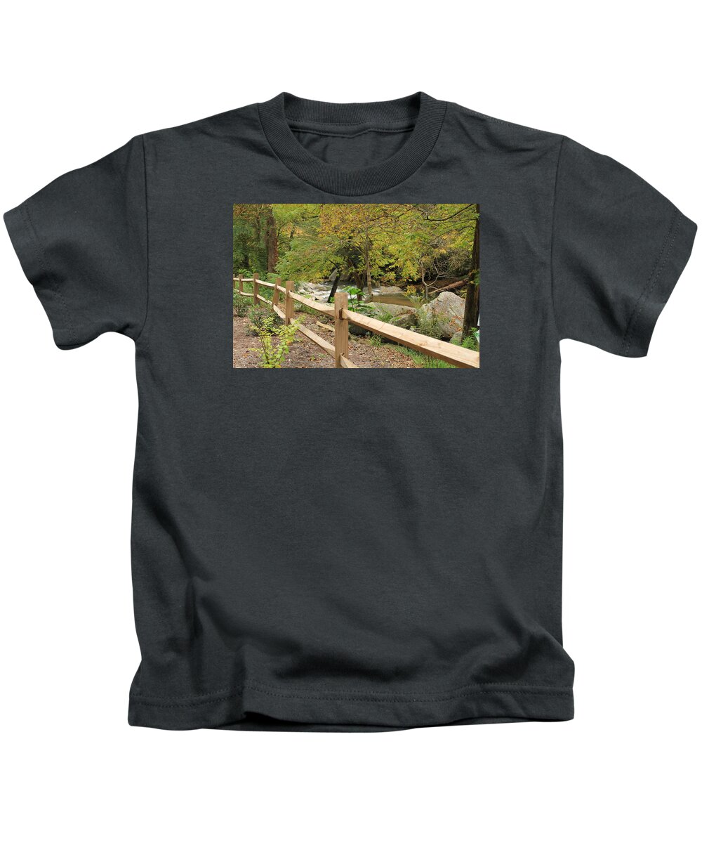 River Kids T-Shirt featuring the photograph Beautiful Broad River by Karen Ruhl