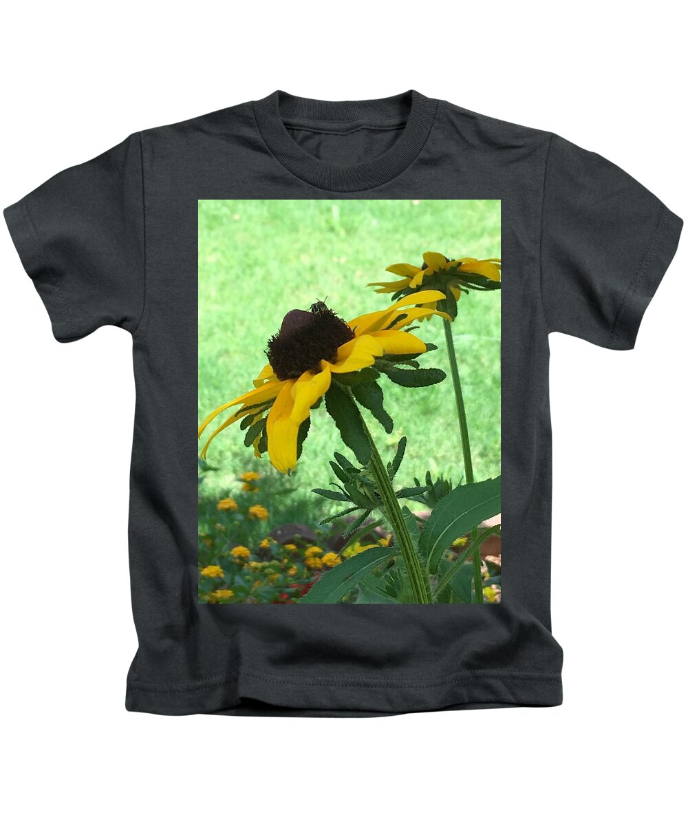Bee Kids T-Shirt featuring the photograph Bee Keeping by Pamela Henry