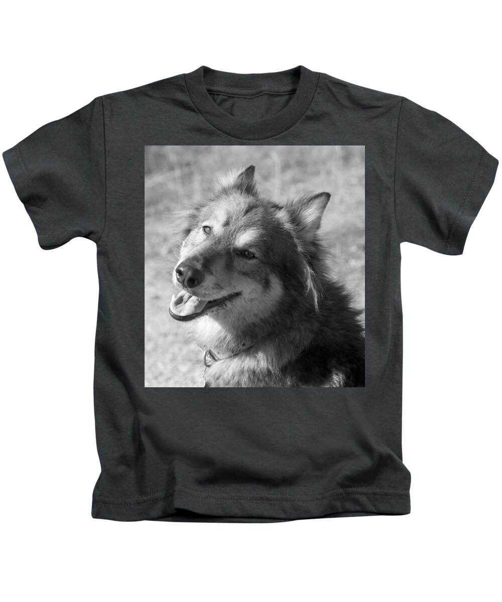 Dog Kids T-Shirt featuring the photograph Best Friend by Susan Crowell