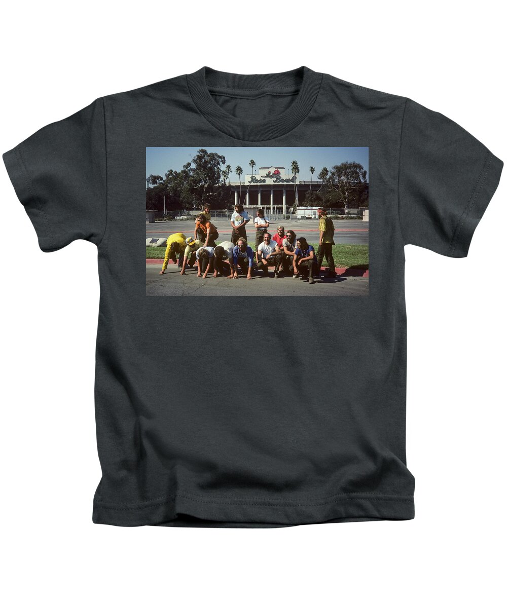 Zigzag Hotshot Crew Kids T-Shirt featuring the photograph Between Fires by Robert Potts
