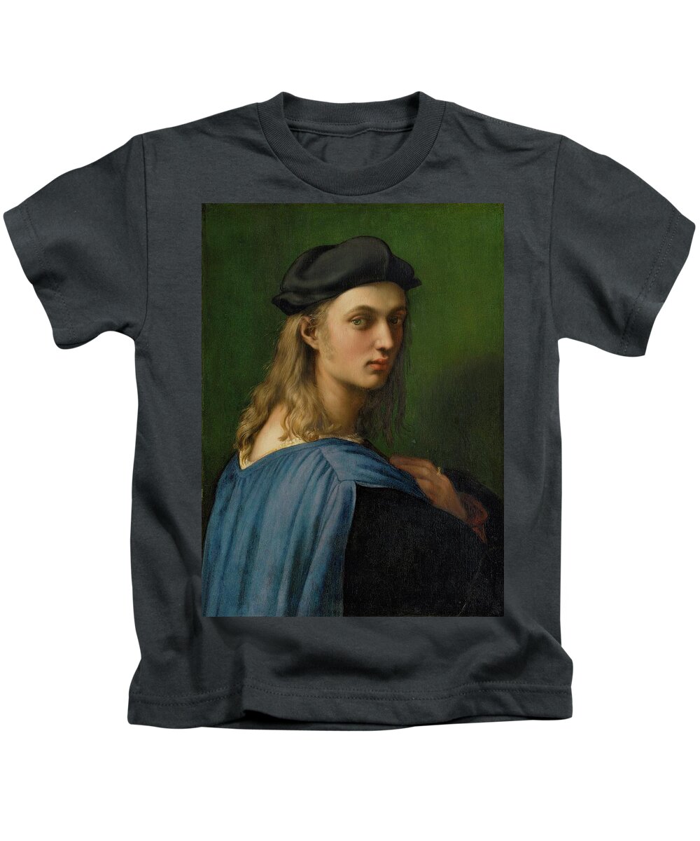 Raphael Kids T-Shirt featuring the painting Bindo Altoviti by Raphael da Urbino