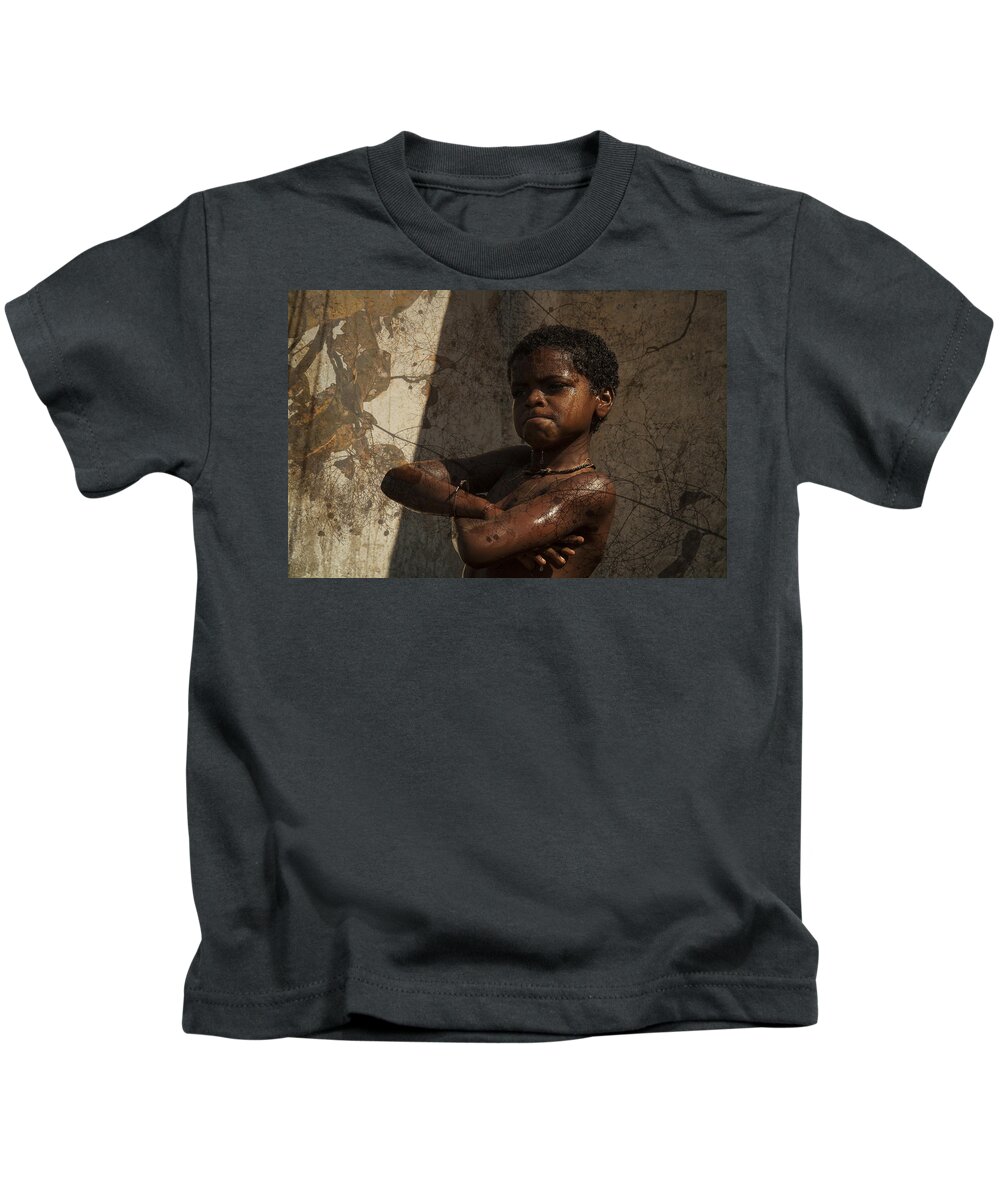 India Kids T-Shirt featuring the photograph Blackman Redemption by Pranamera Prints