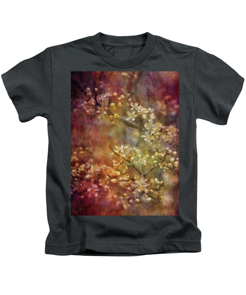 Impressionist Kids T-Shirt featuring the photograph Blossoms 9664 IDP_2 by Steven Ward