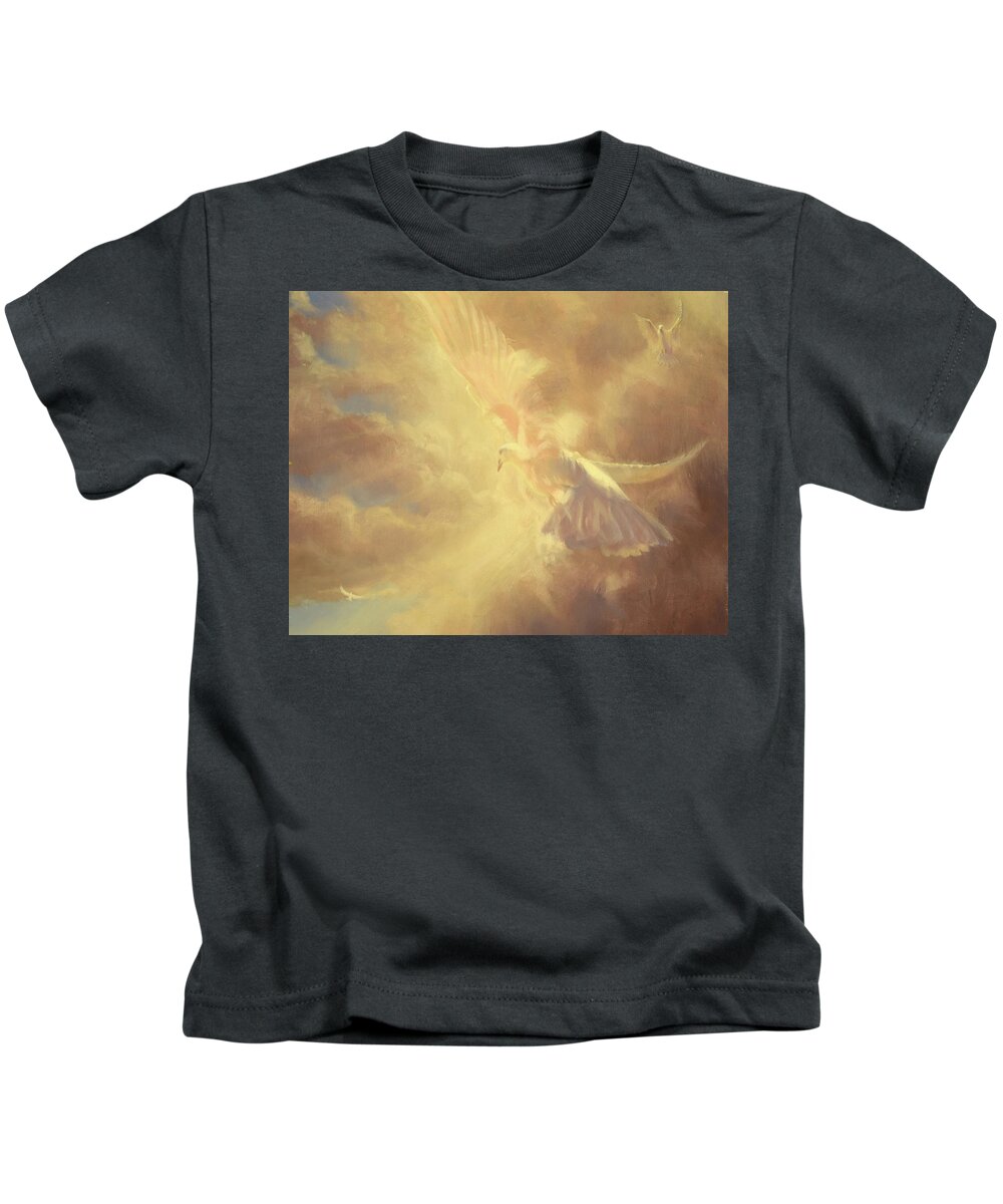 Holy Kids T-Shirt featuring the painting Breath of Life by Graham Braddock