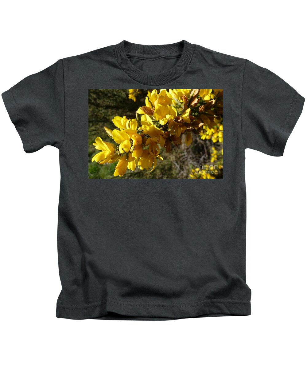 Beautiful Kids T-Shirt featuring the photograph Broom In Bloom 6 by Jean Bernard Roussilhe