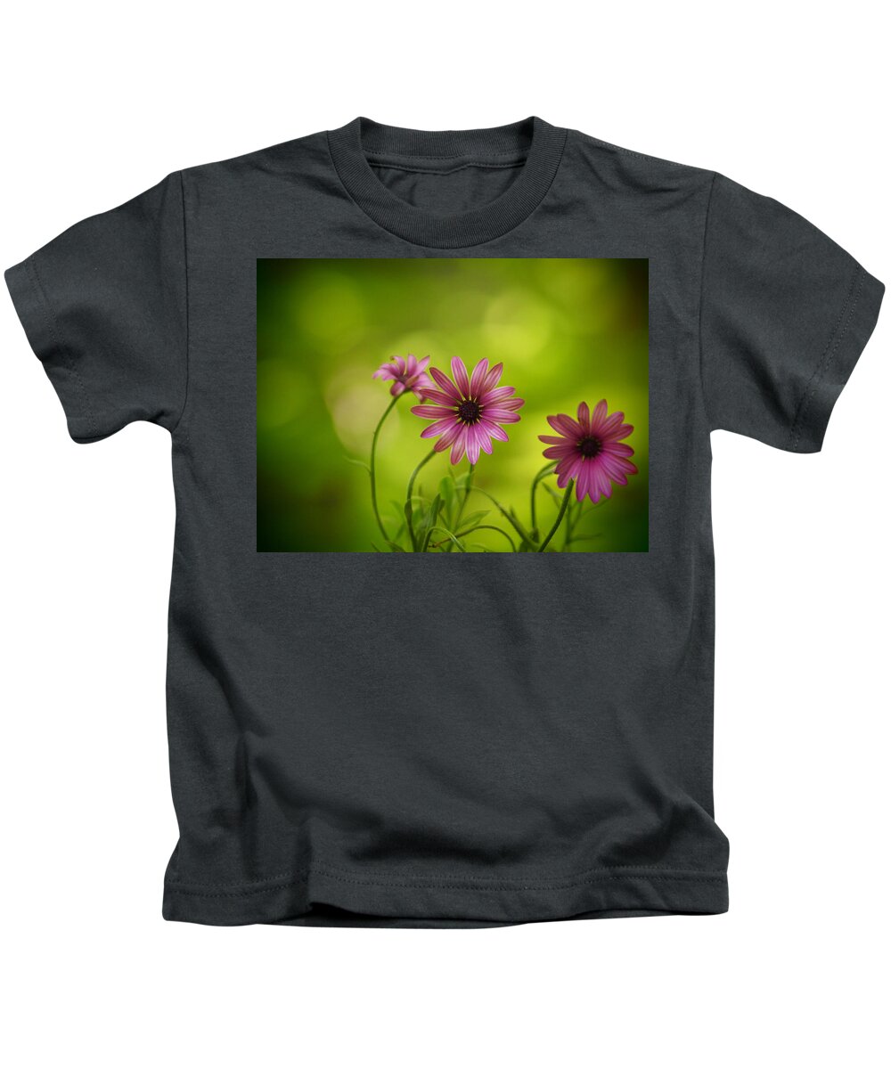 Flowers Kids T-Shirt featuring the photograph Bubbly Sopranos by Dorothy Lee