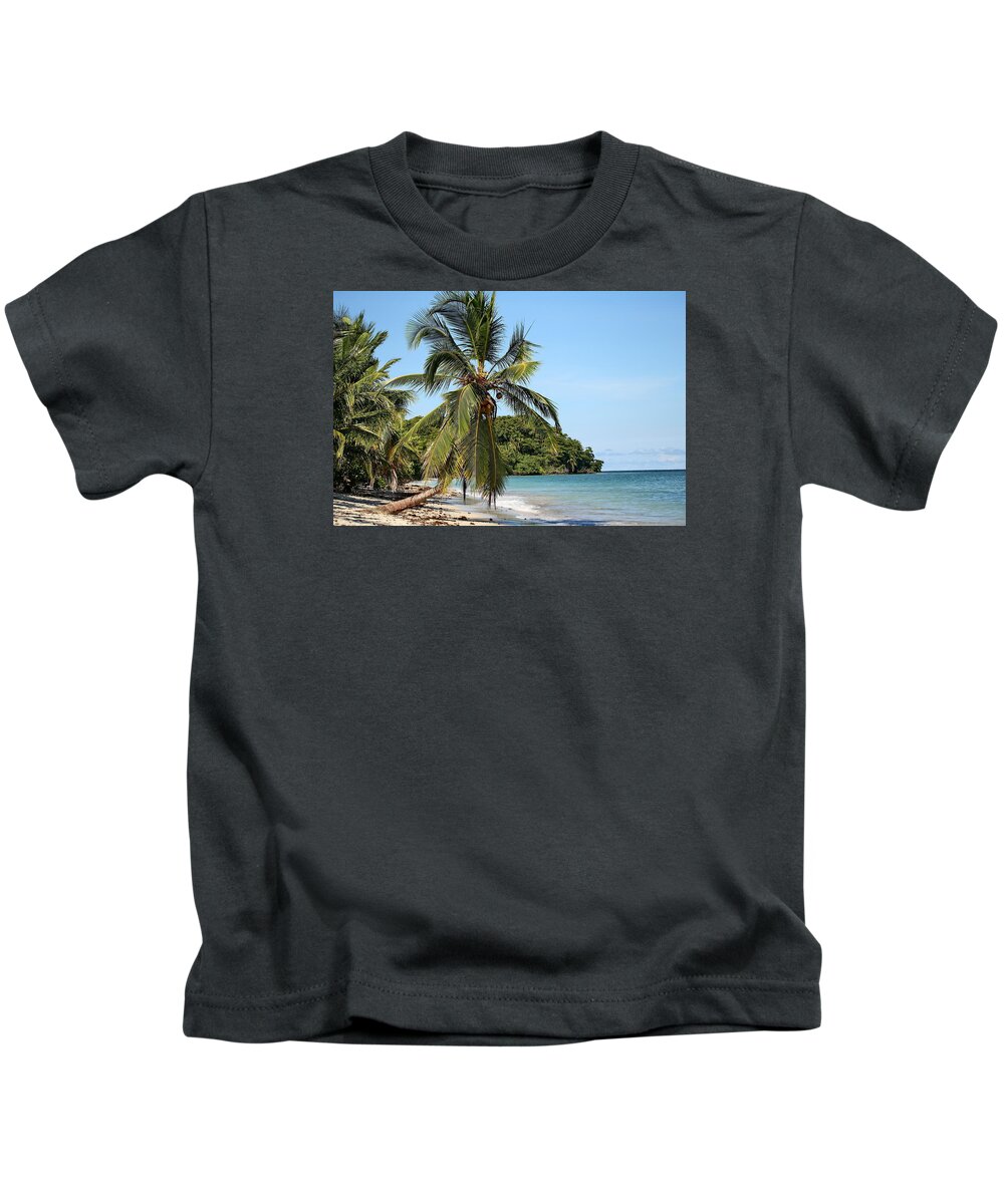  Kids T-Shirt featuring the photograph Cahuita by Byet Photography
