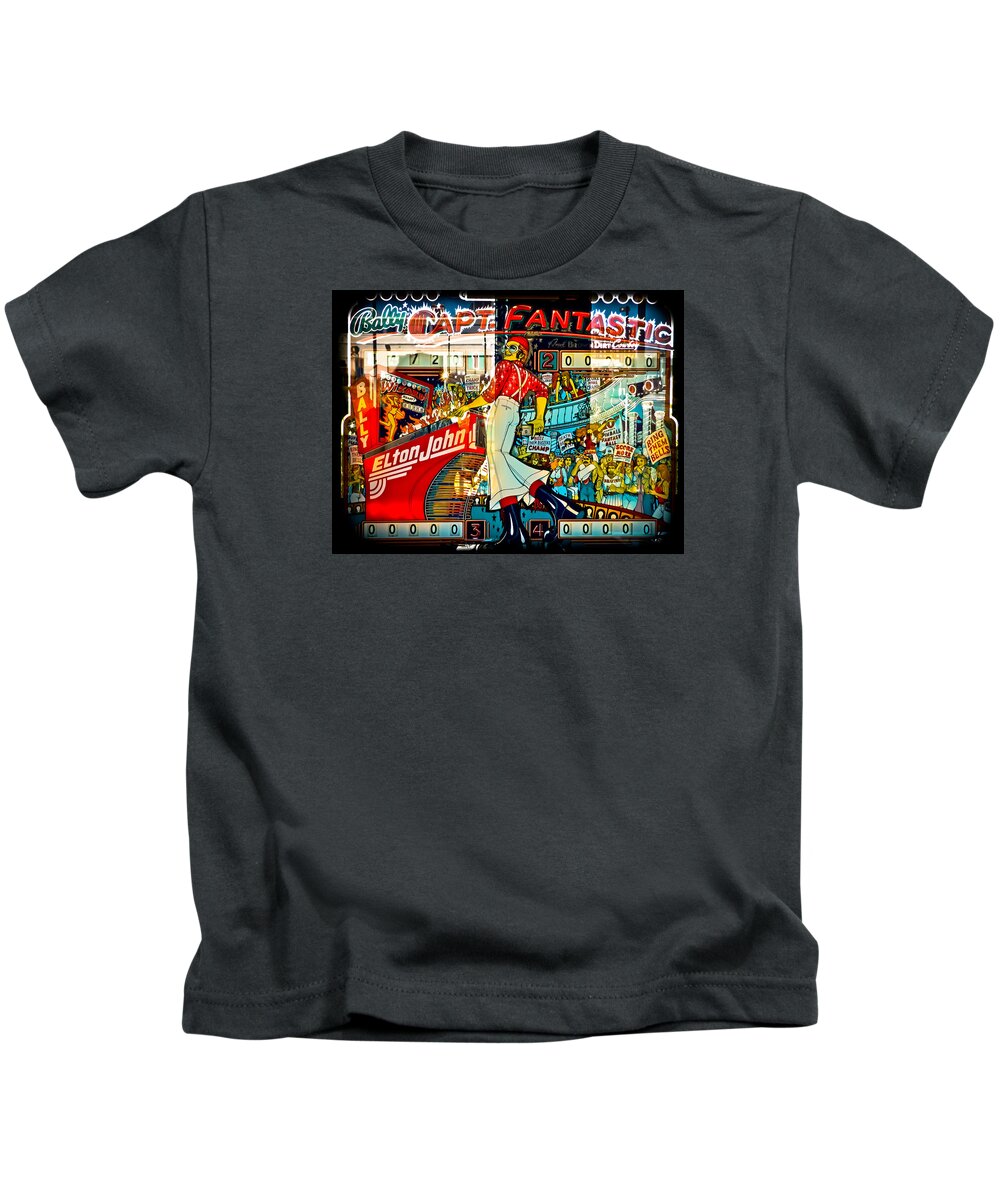 Pinball Kids T-Shirt featuring the photograph Captain Fantastic - Pinball by Colleen Kammerer