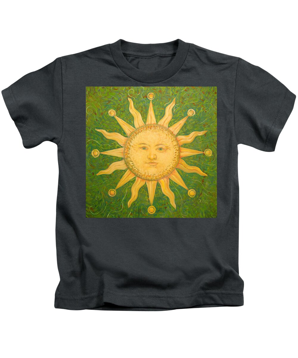 Sun Kids T-Shirt featuring the painting Casa Del Sol by Alan Schwartz