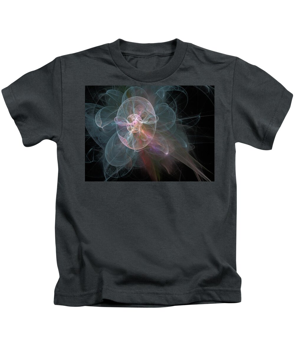 Abstract Kids T-Shirt featuring the photograph Celestial Jellyfish by Ronda Broatch
