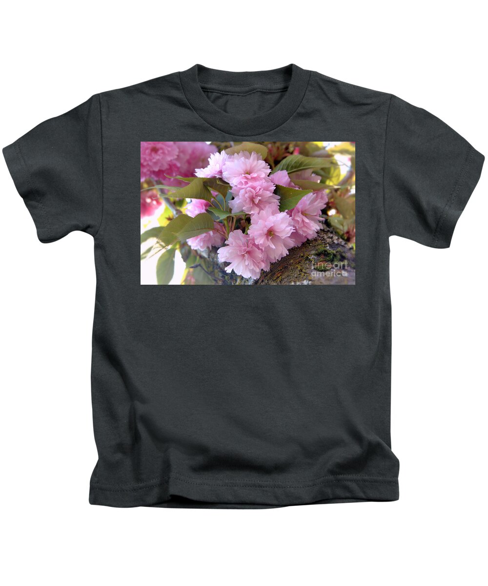Spring Cherry Blossoms Kids T-Shirt featuring the photograph Cherry Blossoms Nbr2 by Scott Cameron