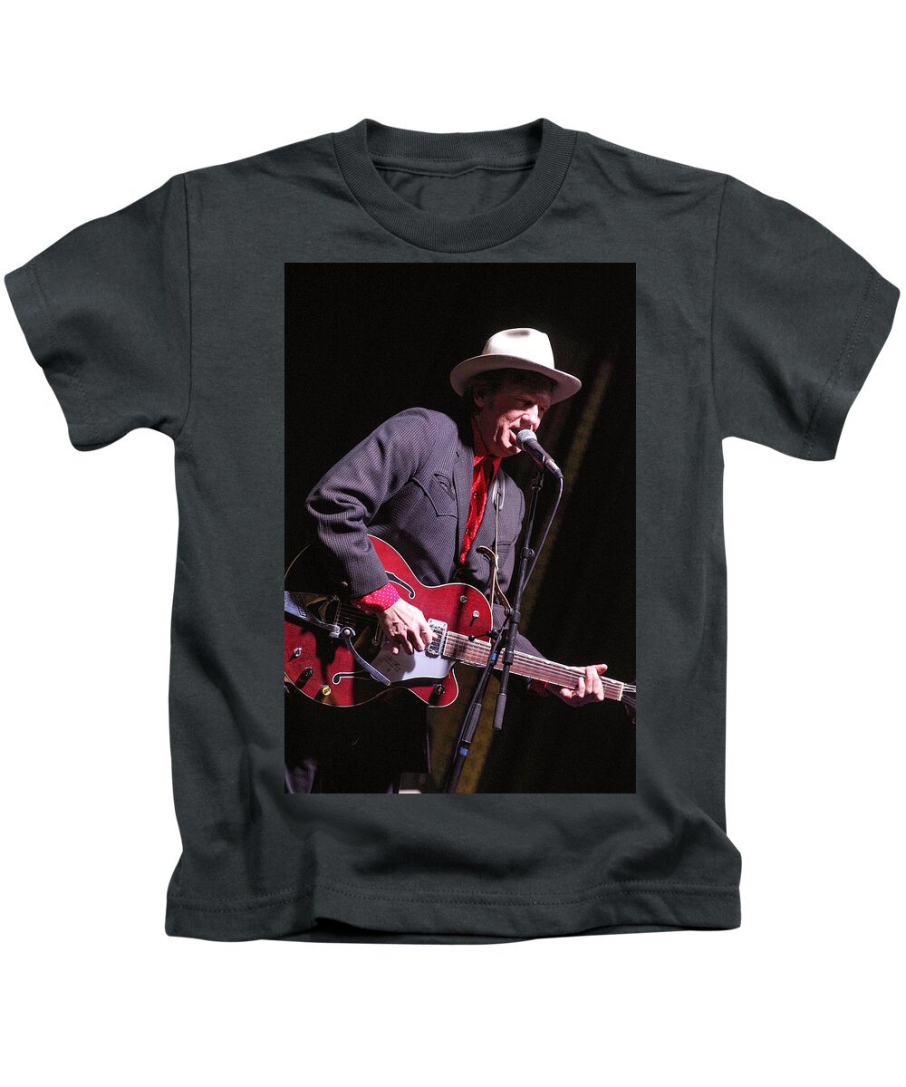 Chuck Mead Kids T-Shirt featuring the photograph Chuck Mead by Jim Mathis