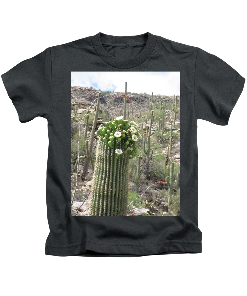 Saguaro Cactus Kids T-Shirt featuring the photograph Cinco de Mayo by Judith Lauter