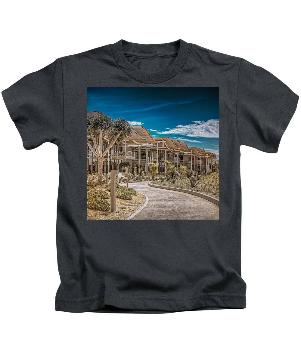 Newport Beach Kids T-Shirt featuring the photograph Newport Beach California City Hall by TC Morgan