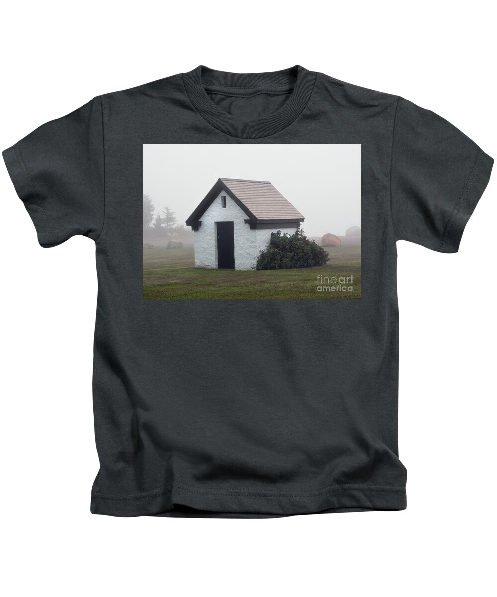 Fog Kids T-Shirt featuring the digital art Coal Shed by Dianne Morgado