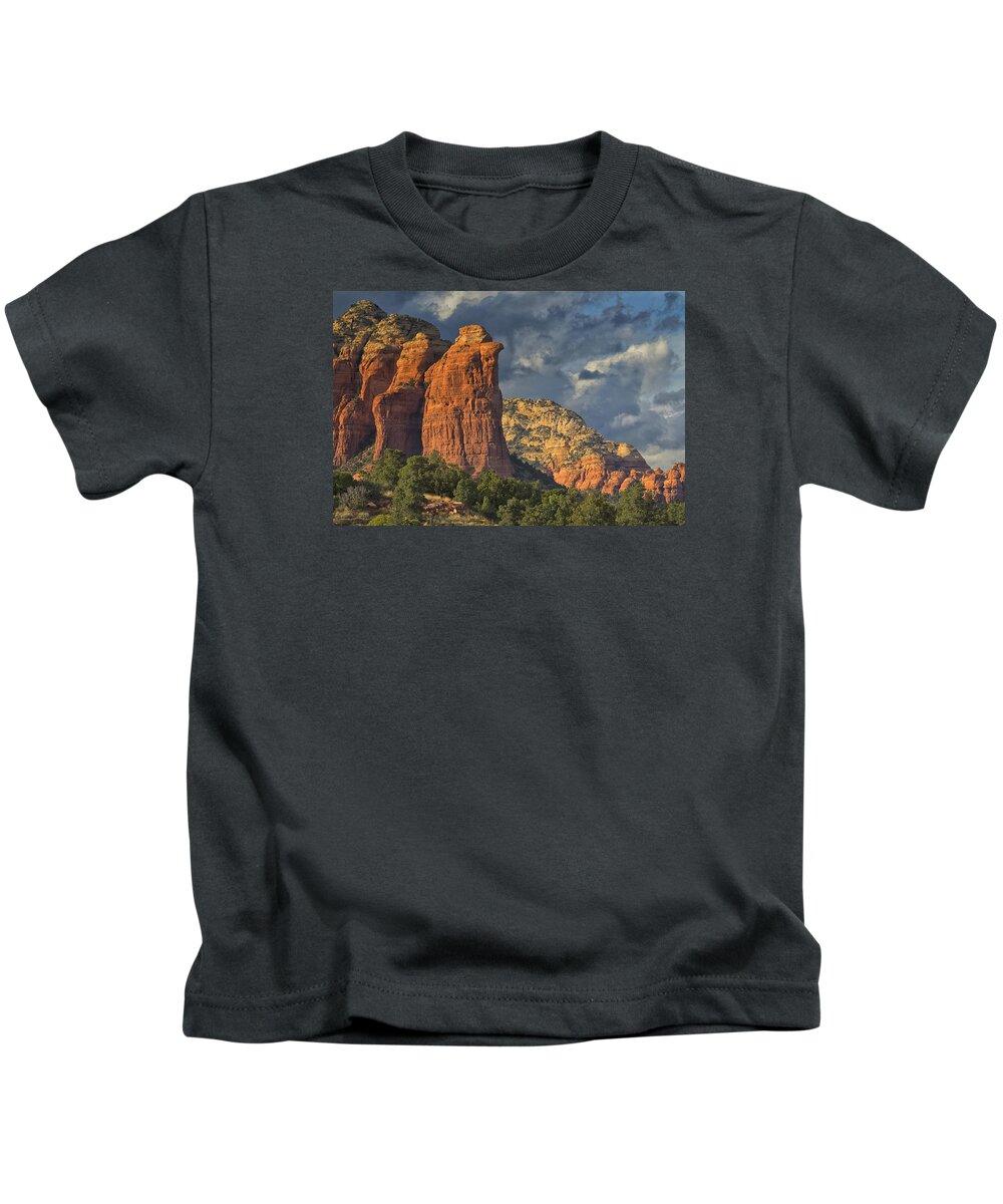 Coffee Pot Rock Kids T-Shirt featuring the photograph Coffee Pot Rules by Tom Kelly