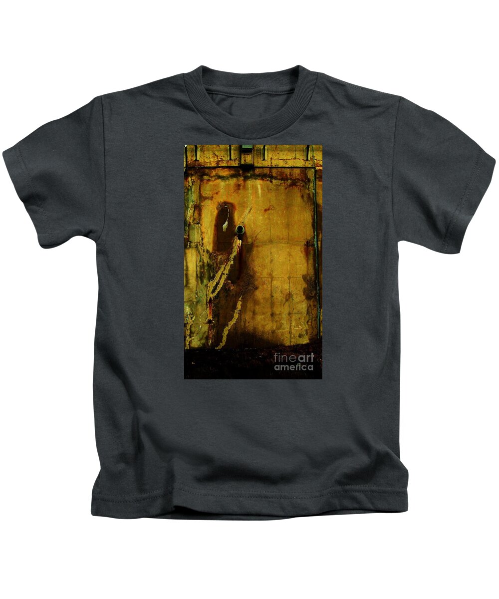 Concrete Objects Kids T-Shirt featuring the photograph Concrete Canvas by Reb Frost