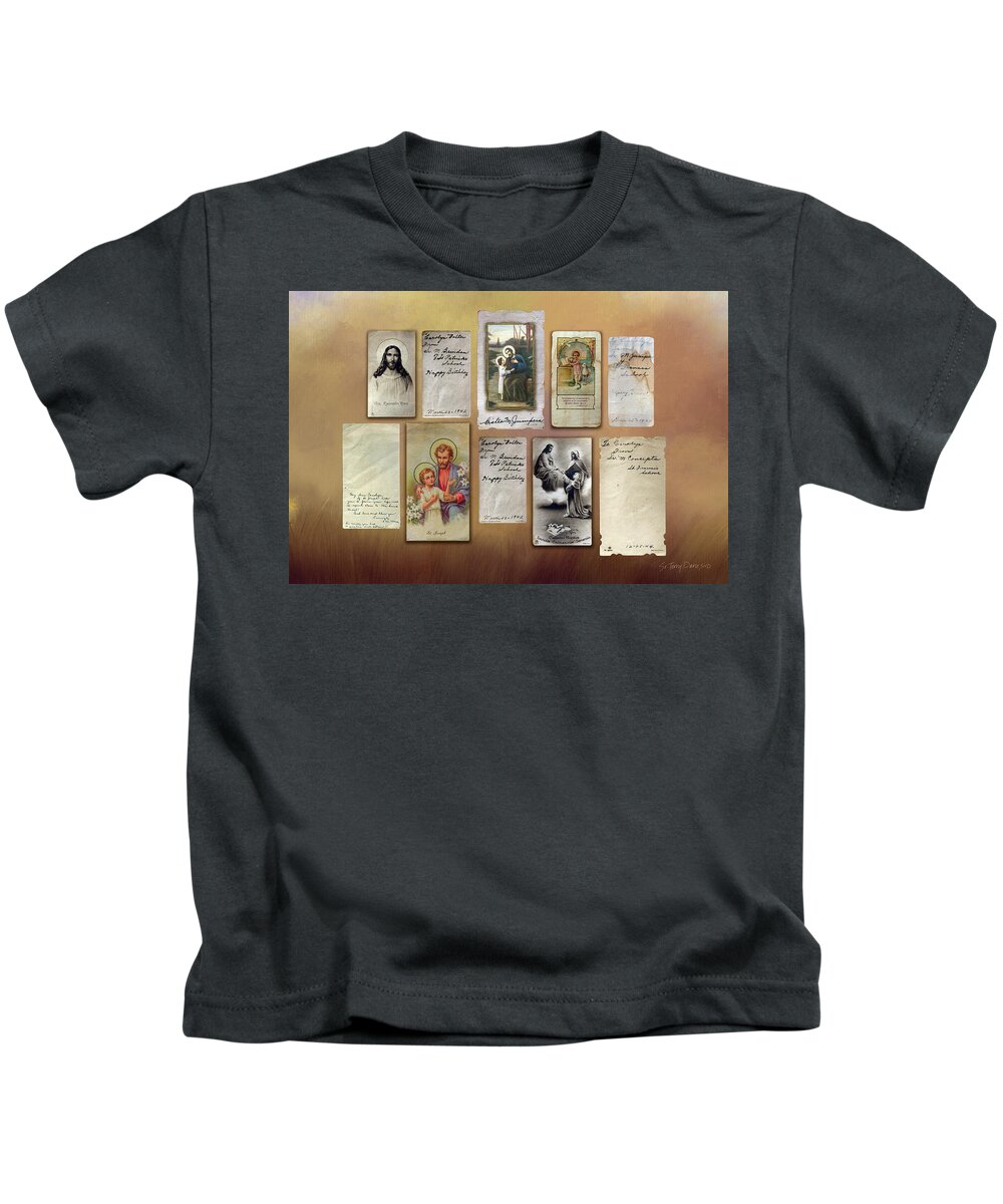 Religious Kids T-Shirt featuring the digital art Connections 1 by Terry Davis