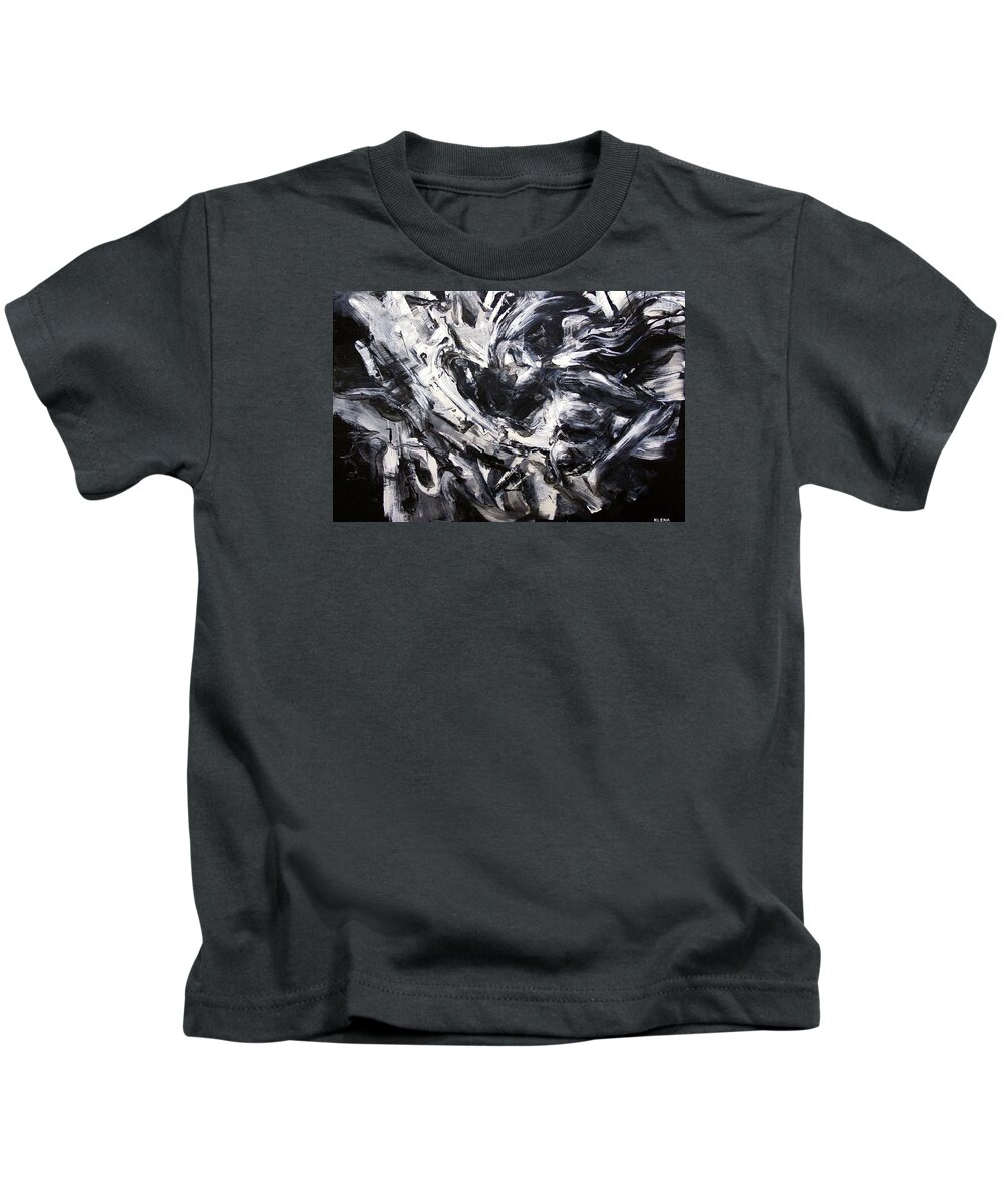 Consuming Kids T-Shirt featuring the painting Consuming the Saviour by Jeff Klena