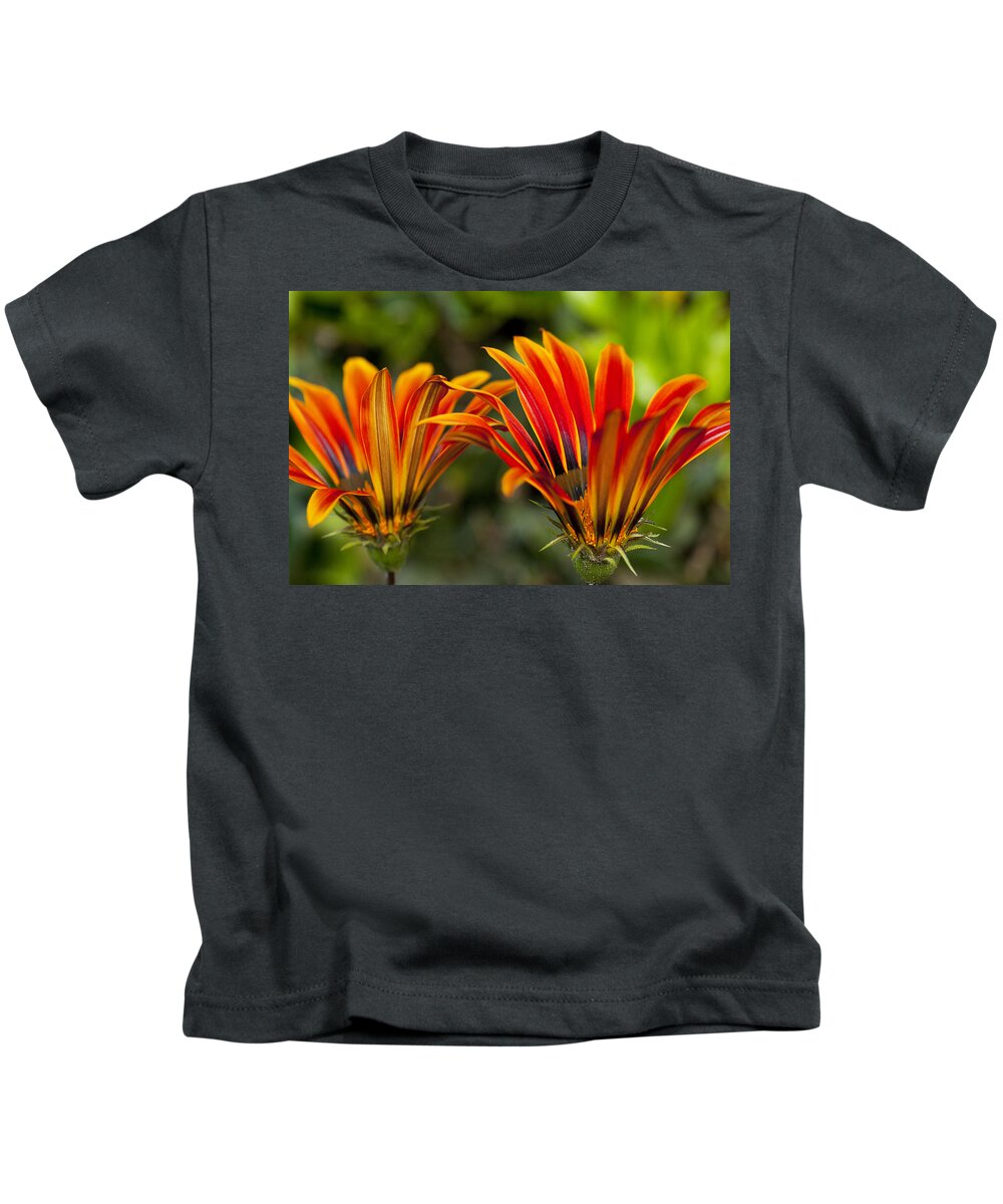 Flowers Kids T-Shirt featuring the photograph Couple of Beauties by Kelley King
