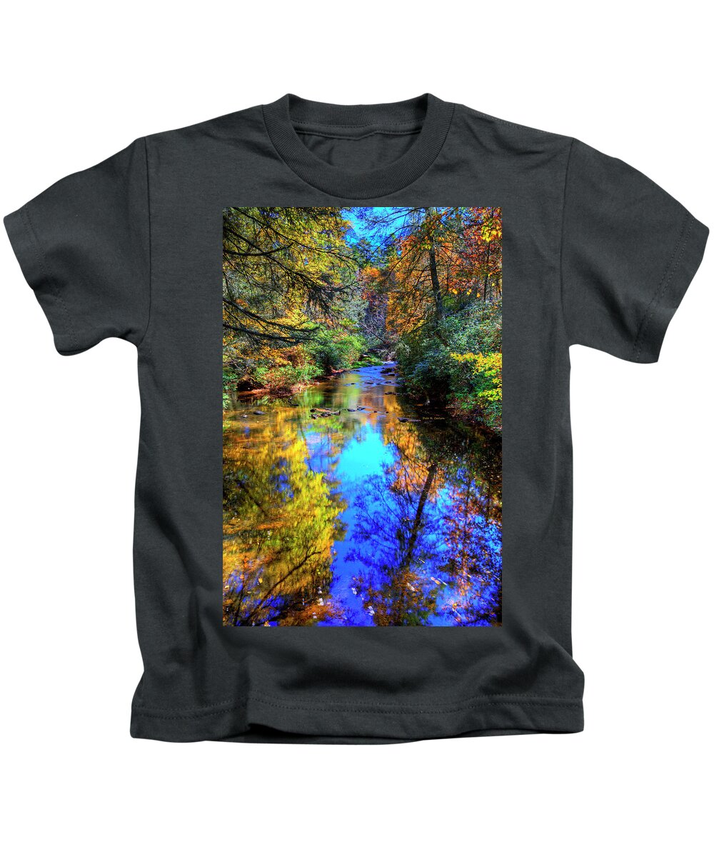 Fall Kids T-Shirt featuring the photograph Cullasaja River by Dale R Carlson