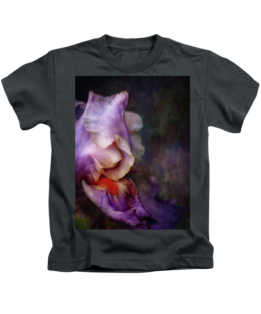 Iris Kids T-Shirt featuring the photograph Curled 1287 IDP_2 by Steven Ward