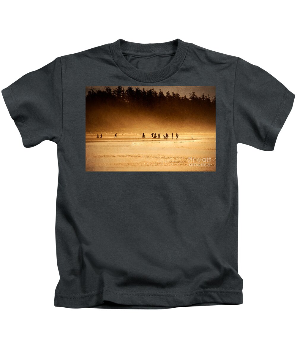 Beach Kids T-Shirt featuring the photograph Day at the Beach by Barry Weiss