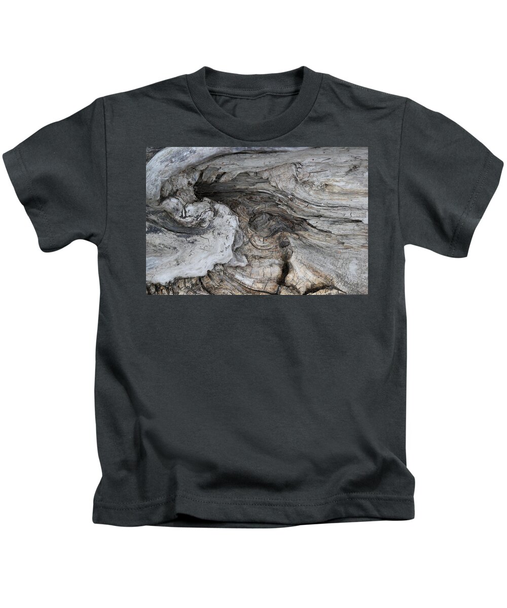 Tidal Kids T-Shirt featuring the photograph Decomposition - whorled by Annekathrin Hansen