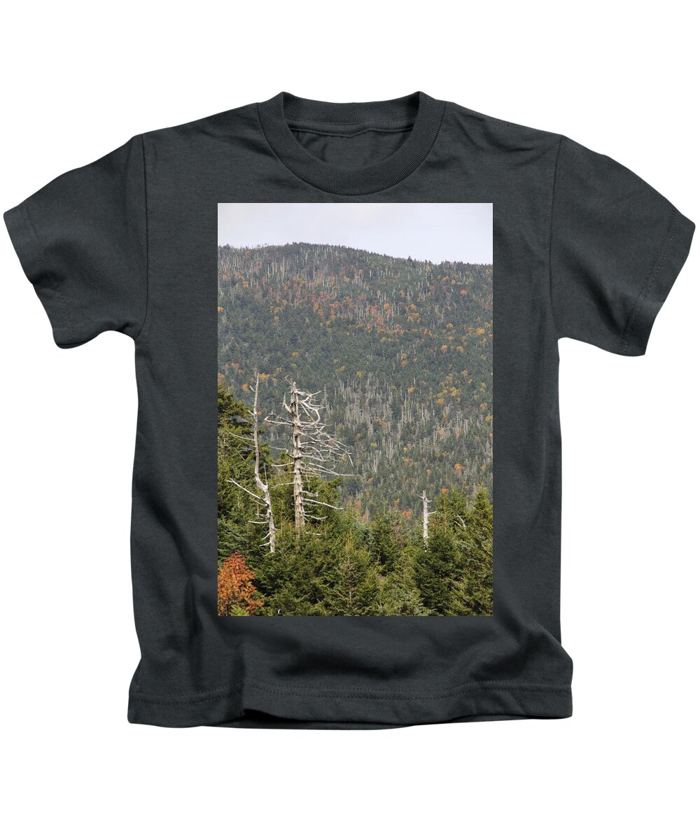 Dead Tree Kids T-Shirt featuring the photograph Deeper Into Forest by Allen Nice-Webb