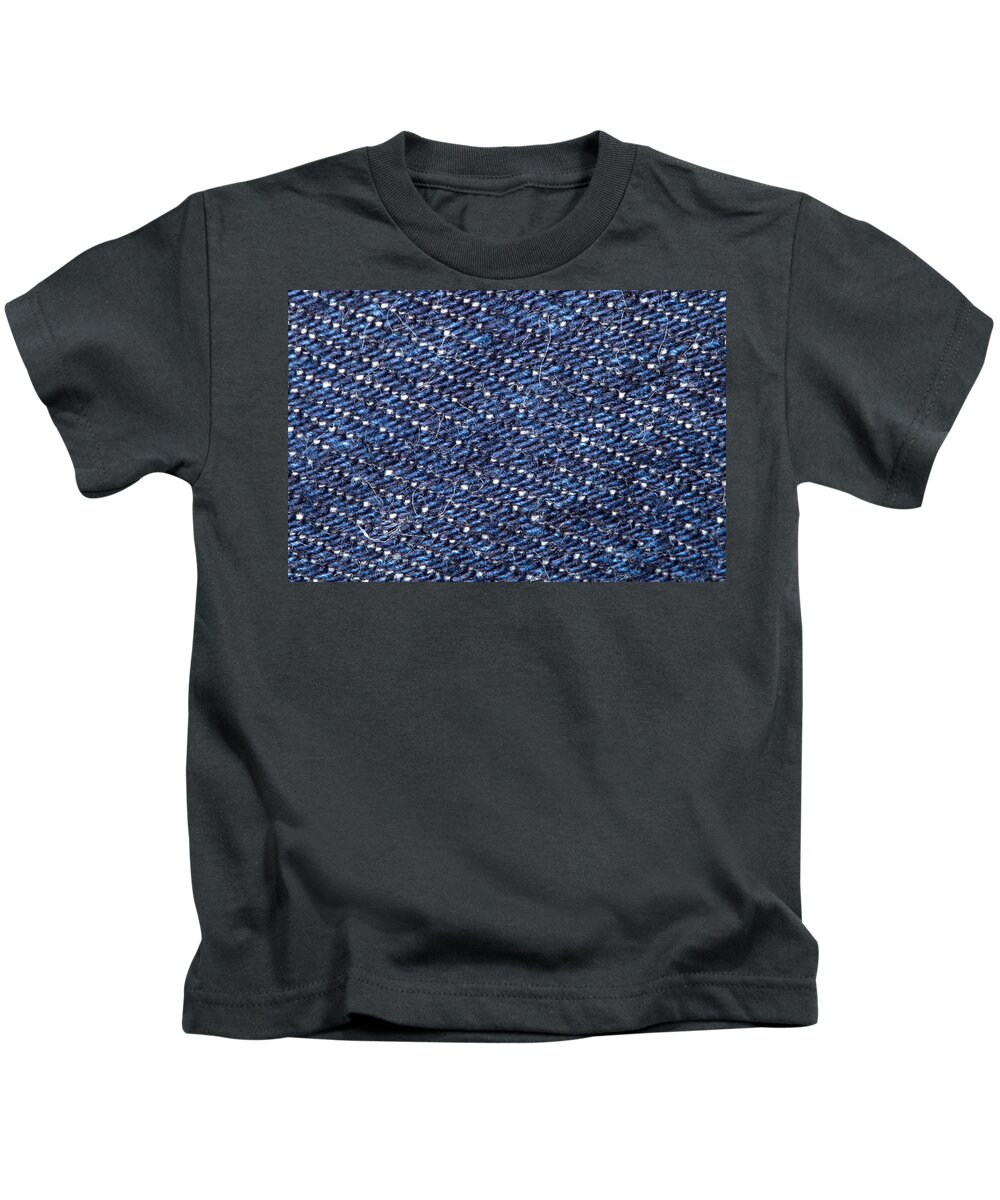 Texture Kids T-Shirt featuring the photograph Denim 674 by Michael Fryd