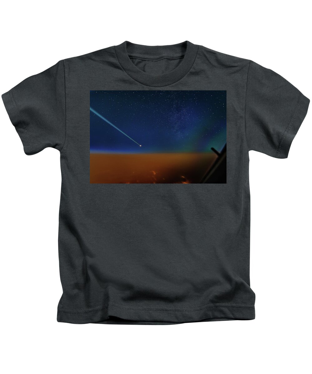 Astronomy Kids T-Shirt featuring the photograph Destination Universe by Ralf Rohner