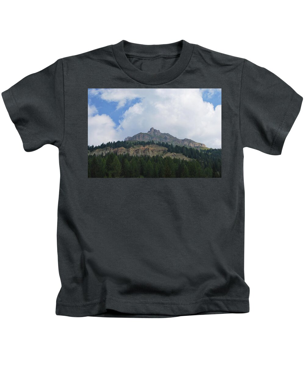 Costalunga Kids T-Shirt featuring the photograph Dolomites by Fabio Caironi