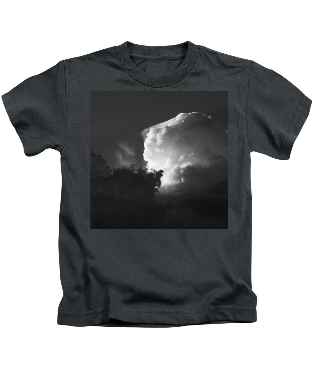Drama In A Western Sky Kids T-Shirt featuring the photograph Drama in a Western Sky by Bill Tomsa