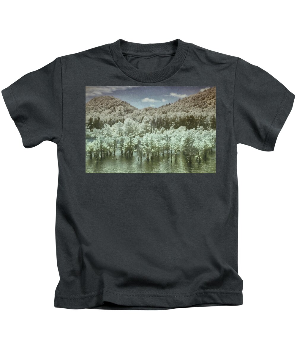 Jim Cook Kids T-Shirt featuring the photograph Dreaming Without Words by Jim Cook