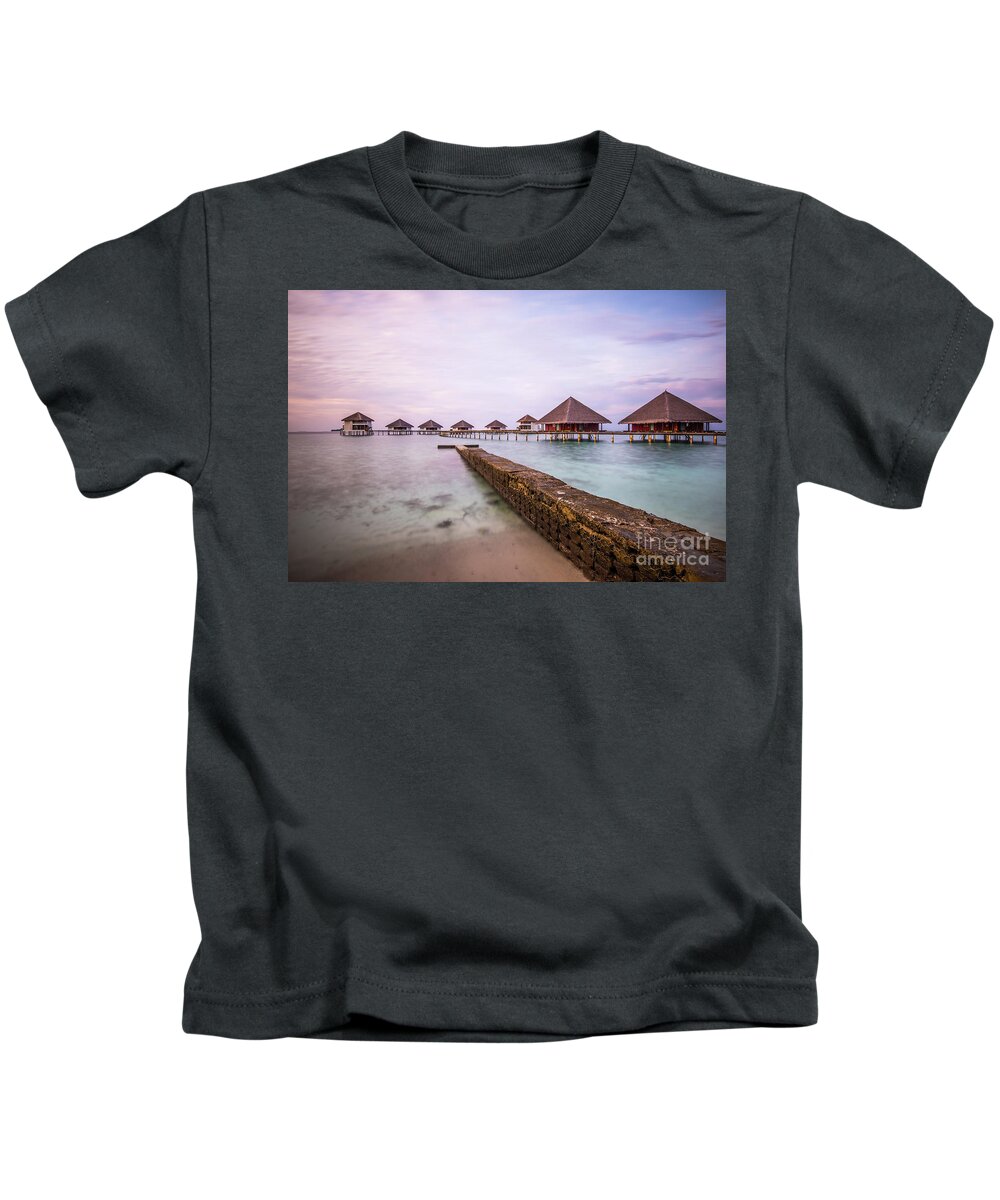 Beach Kids T-Shirt featuring the photograph Early In The Morning by Hannes Cmarits