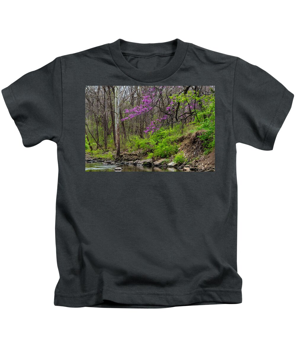 Nature Kids T-Shirt featuring the photograph Early Spring on Mill Creek 2 by Jeff Phillippi