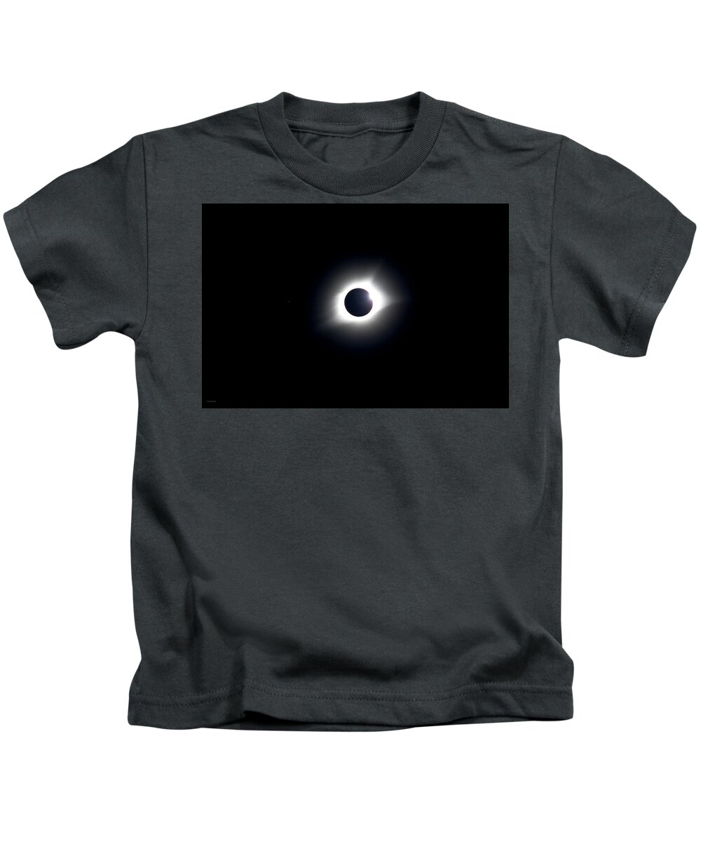 Eclipse Kids T-Shirt featuring the photograph Eclipse 2017 by Ross Henton