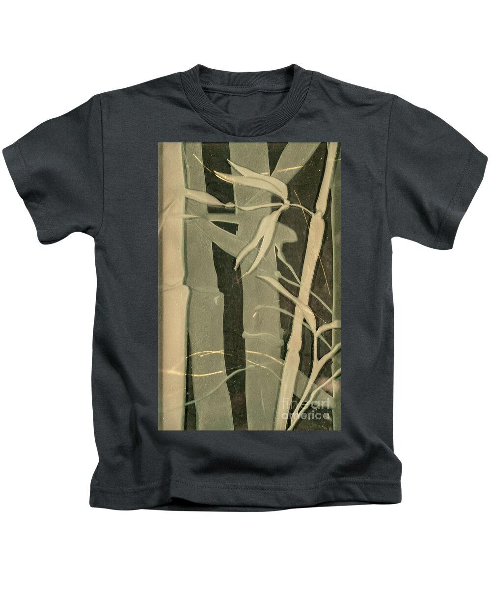 Bamboo Kids T-Shirt featuring the glass art Eclipse Bamboo by Alone Larsen