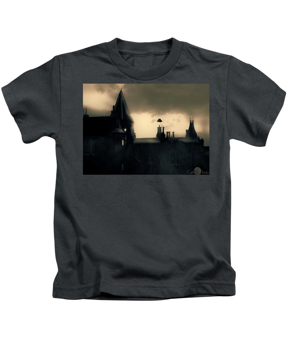  Kids T-Shirt featuring the photograph Edinburgh, my love by Cybele Moon